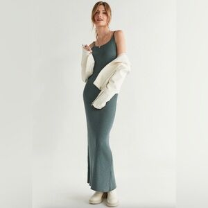 Francesca’s new with tags amber rib knit maxi dress